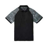 Label J Marble Sleeve Polo Regular