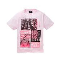 Label J Neon City Print Tee Long