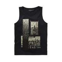 Label J City Print Vest Regular