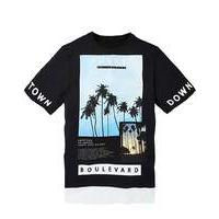 Label J Longline LA Print Tee Regular