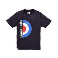 lambretta half target t shirt long