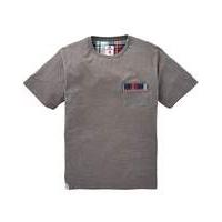 Lambretta Check Tip Pocket T-Shirt Long