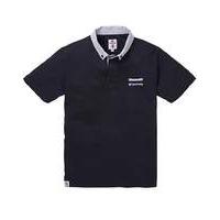 Lambretta Printed Collar Polo Shirt Long