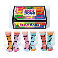 ladies hot dog socks cotton