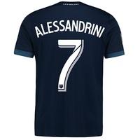 LA Galaxy Away Shirt 2017-18 with Alessandrini 7 printing, Navy