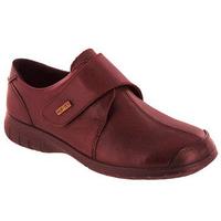 ladies waterproof leather shoes red size 5 leather