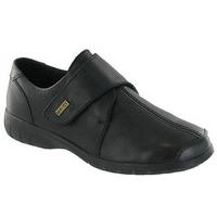 ladies waterproof leather shoes black size 3 leather