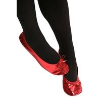 Ladies 1 Pair Rollasole Paint The Town Red Rollable Shoes
