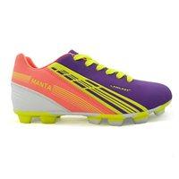 Lancast Manta Professional FG Soccershoe - Youth - Purple/Orange/Yellow/White