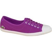 lacoste ziane cre girlss childrens shoes pumps ballerinas in purple