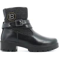 laura biagiotti 762 ankle boots kid boyss childrens mid boots in black