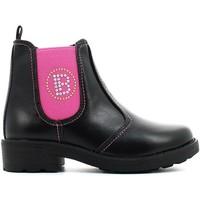 laura biagiotti 752 ankle boots kid boyss childrens mid boots in black