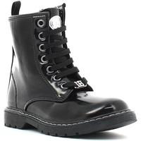 laura biagiotti 686 ankle boots kid boyss childrens mid boots in black