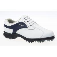 Ladies Softjoys White/Navy Golf Shoes (48415)