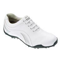 Ladies LoPro White/Silver Golf Shoes (97076)