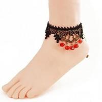 Lace Chain Anklet Decorative Accents for Shoes One Piece