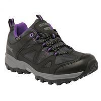 Lady Gatlin Low Walking Shoe Black Purple