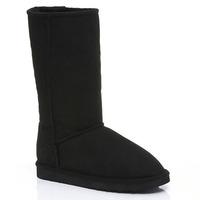 Ladies Tall Classic Sheepskin Boots Black UK Size 6