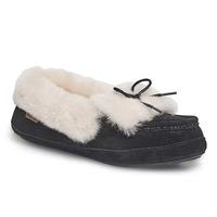 Ladies Avondale Sheepskin Slippers Black UK Size 4