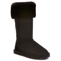 Ladies Camden Sheepskin Boots Black UK Size 3