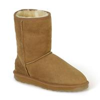 Ladies Short Classic Sheepskin Boots Chestnut UK Size 3