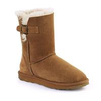 Ladies Surrey Sheepskin Boots Chestnut UK Size 3