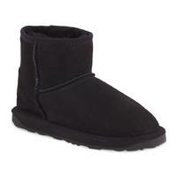 Ladies Mini Classic Sheepskin Boots Black UK Size 3
