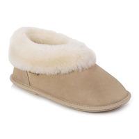 Ladies Classic Sheepskin Slipper Beige UK Size 5/6