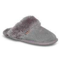 Ladies Duchess Sheepskin Slippers Light Grey UK Size 7/8