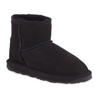 Ladies Mini Classic Sheepskin Boots Black UK Size 5