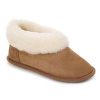 Ladies Classic Sheepskin Slipper Chestnut UK Size 3/4