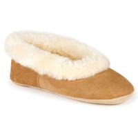 Ladies Queen Sheepskin Slippers Chestnut UK Size 4