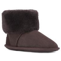 Ladies Albery Sheepskin Slippers Chocolate UK Size 3/4