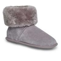 Ladies Albery Sheepskin Slippers Light Grey UK Size 3/4