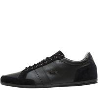 lacoste mens alisos 23 trainers black