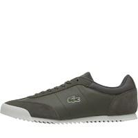 lacoste mens romeau 316 trainers khaki