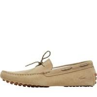 Lacoste Mens Concours Lace 216 Slip-on Loafers Tan