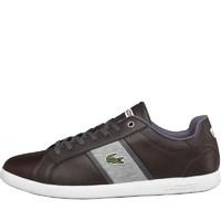 Lacoste Mens Graduate Evo Trainers Dark Brown/Dark Grey