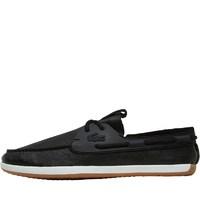 Lacoste Mens Landsailing 116 Boat Shoes Black