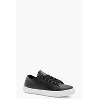 Lace Up Trainer - black