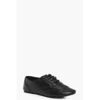 lace up brogue black