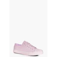 Lace Up Trainer - pink