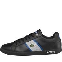 lacoste mens graduate evo trainers blackblue