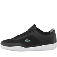 lacoste mens tramline 116 trainers black