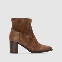 LAVANDA Leather Ankle Boots