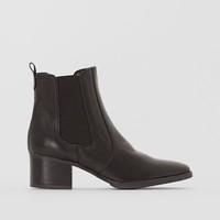 Laurie Bootie Formal Heeled Leather Ankle Boots