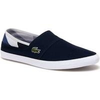 lacoste 733cam1068 slip on man blue mens slip ons shoes in blue