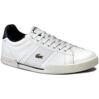 lacoste deston 316 1 smp mens shoes trainers in white