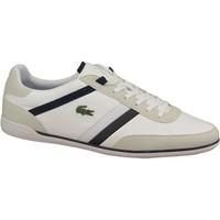 lacoste giron mens shoes trainers in white