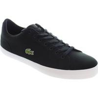 lacoste lerond mens shoes trainers in black